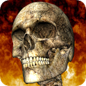 Hellfire Skeleton Free - Android Yanan İskelet Duvar Kağıdı
