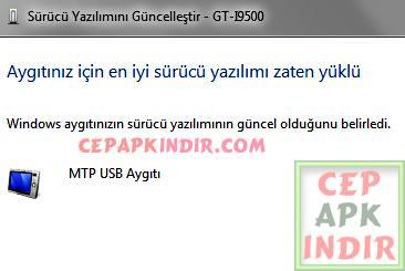 Android USB Driver Kurulumu Resimli Anlatım