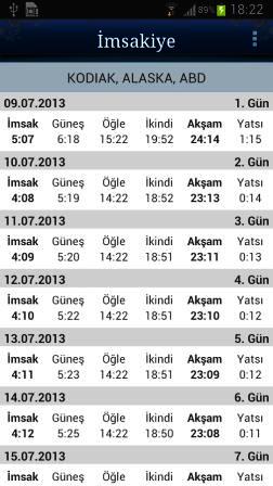 Android Ramazan Ayı Tüm Bilgiler Uygulaması