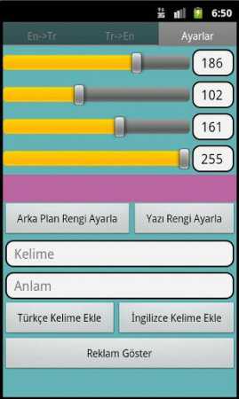 Çevrimdışı Sözlük (TR/EN) - Android Türkçe İngilizce Sözlük