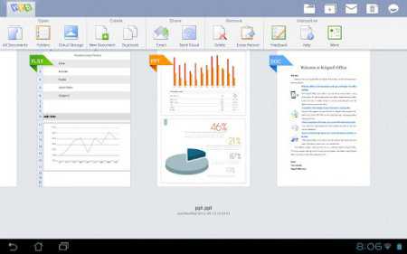 Kingsoft Office (Free) (Ücretsiz Apk Android Office Uygulaması)