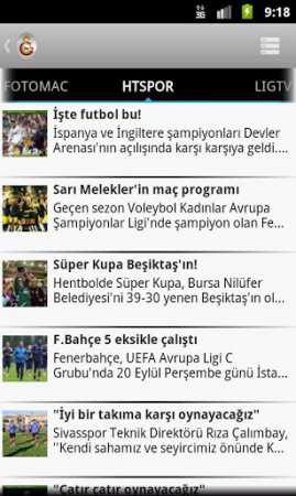 Galatasaray Haber (Android Galatasaray Haber Uygulaması)