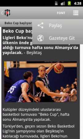 Beşiktaş Haber (Android Beşiktaş Haber Uygulaması)