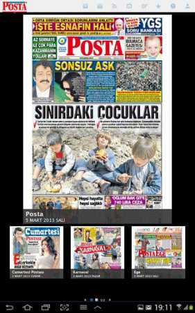 Posta eGazete (Android Posta Gazetesi Uygulaması)