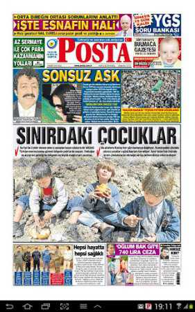 Posta eGazete (Android Posta Gazetesi Uygulaması)