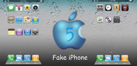 Fake iPhone 5 (Android Sahte iPhone 5 Görüntü Uygulaması)