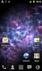 Ice Galaxy - Android Buzlu Galaksi Duvar Kağıdı