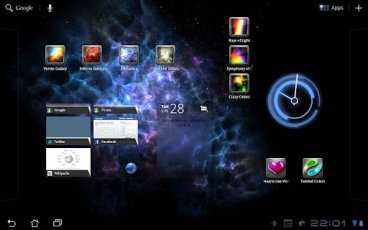 Ice Galaxy - Android Buzlu Galaksi Duvar Kağıdı