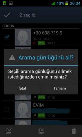 Android Telefonlarda Arama Kaydı Silme(Resimli Anlatım)