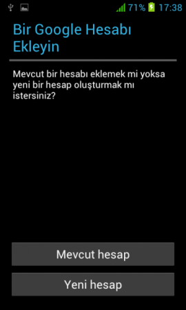 Telefona Google Play Kullanmak için Hesap Nasıl Eklenir?