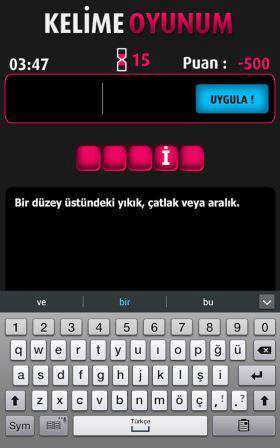 Kelime Oyunum