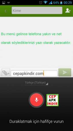 GM Ses ile Mesaj Yazma Resimli Anlatım