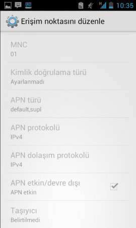 T40 İnternet Ayarları Resimli Kurulum