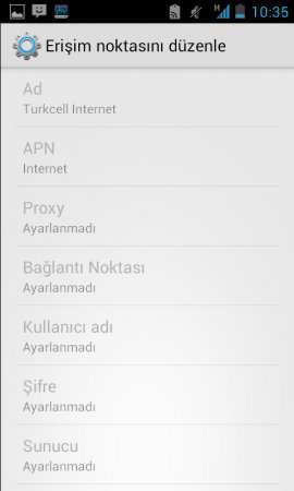 T40 İnternet Ayarları Resimli Kurulum