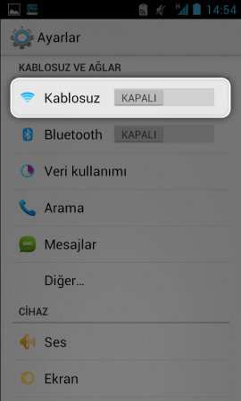 T40 Wi-Fi Ayarları