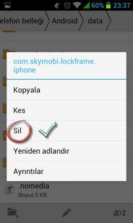 com.skymobi.lockframe.iphone Nasıl Temizlenir?