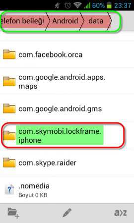 com.skymobi.lockframe.iphone Nasıl Temizlenir?