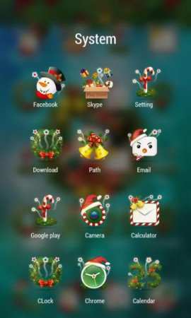 Colorful Yeni Yıl Teması Android