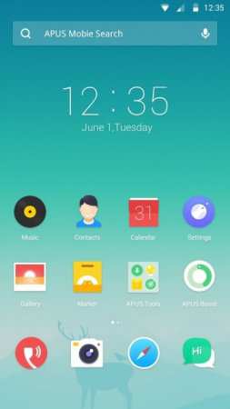 APUS Launcher Dawn Teması