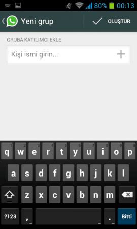 WhatsApp Messenger Yeni Grup Nasıl Kurulur?