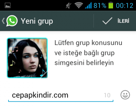 WhatsApp Messenger Yeni Grup Nasıl Kurulur?