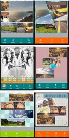Harika Android Resim Programı - Mirror Photo: Editor & Collage