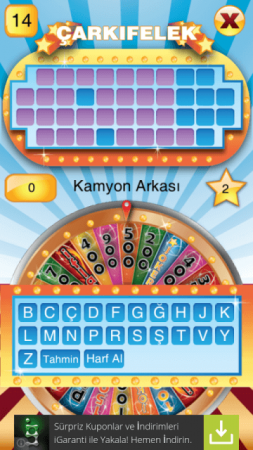 Çarkıfelek Android Oyunu