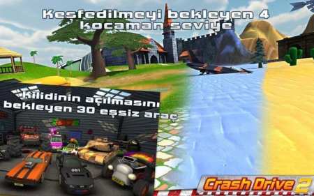 Crash Drive 2 Android Yarış Oyunu