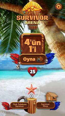 4'ün 1'i TV8 Android Oyunu