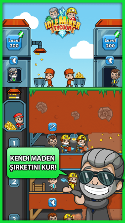 Android Maden Şirketi Oyunu - Idle Miner Tycoon