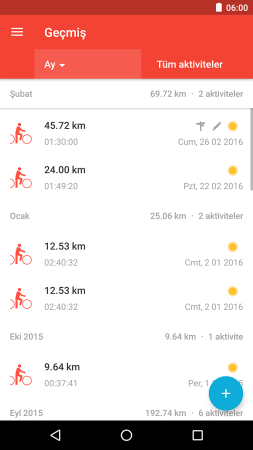 Runtastic Road Bike Android indir
