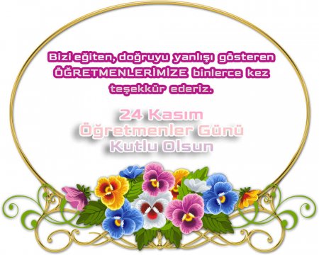 Resimli Öğretmenler Günü Mesajları