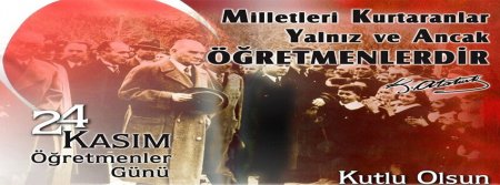 24 Kasım Öğretmenler Günü Facebook Kapak Resimleri